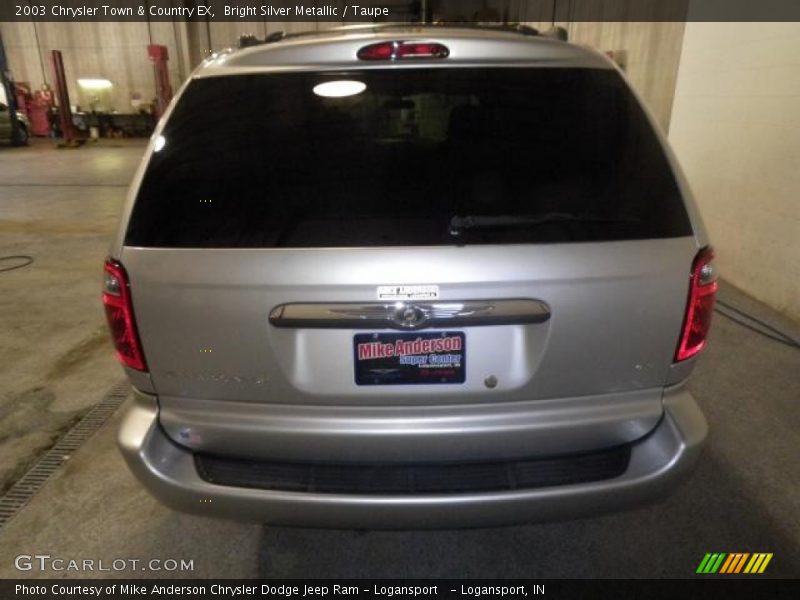 Bright Silver Metallic / Taupe 2003 Chrysler Town & Country EX
