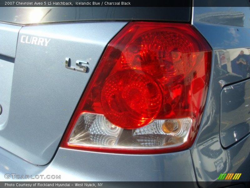 Icelandic Blue / Charcoal Black 2007 Chevrolet Aveo 5 LS Hatchback