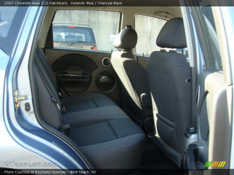 Icelandic Blue / Charcoal Black 2007 Chevrolet Aveo 5 LS Hatchback