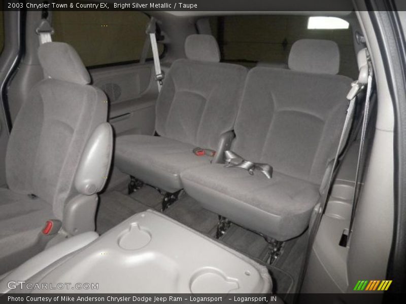 Rear Seat of 2003 Town & Country EX