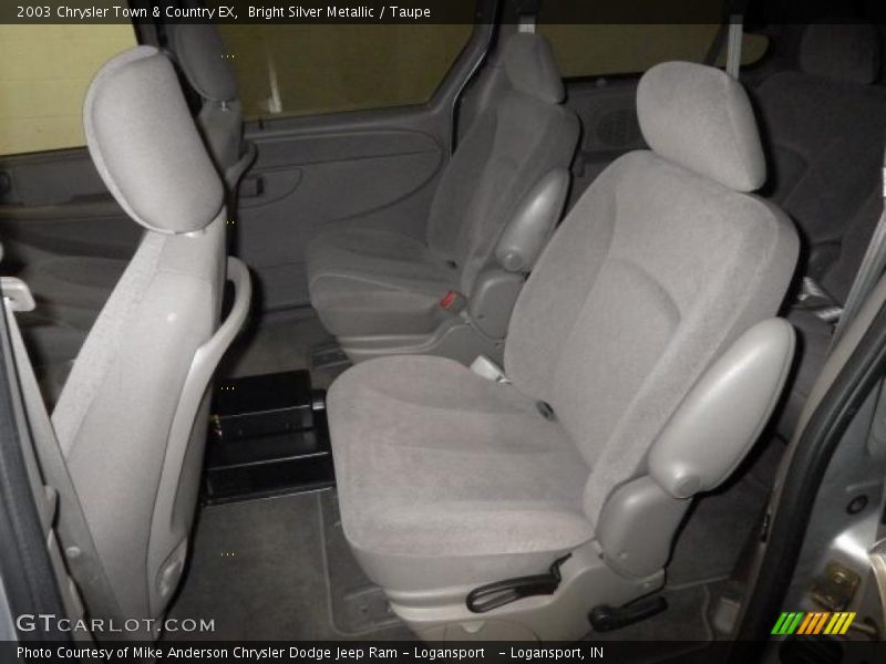 Rear Seat of 2003 Town & Country EX