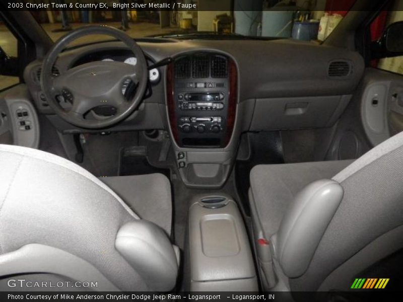Bright Silver Metallic / Taupe 2003 Chrysler Town & Country EX