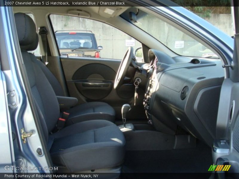 Icelandic Blue / Charcoal Black 2007 Chevrolet Aveo 5 LS Hatchback