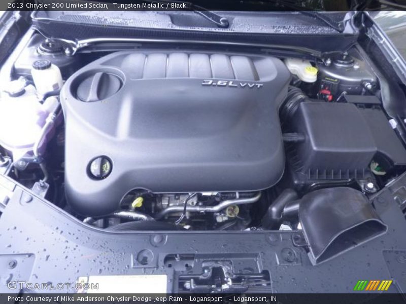 Tungsten Metallic / Black 2013 Chrysler 200 Limited Sedan