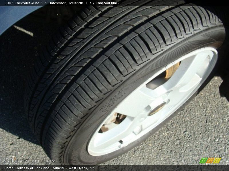 Icelandic Blue / Charcoal Black 2007 Chevrolet Aveo 5 LS Hatchback