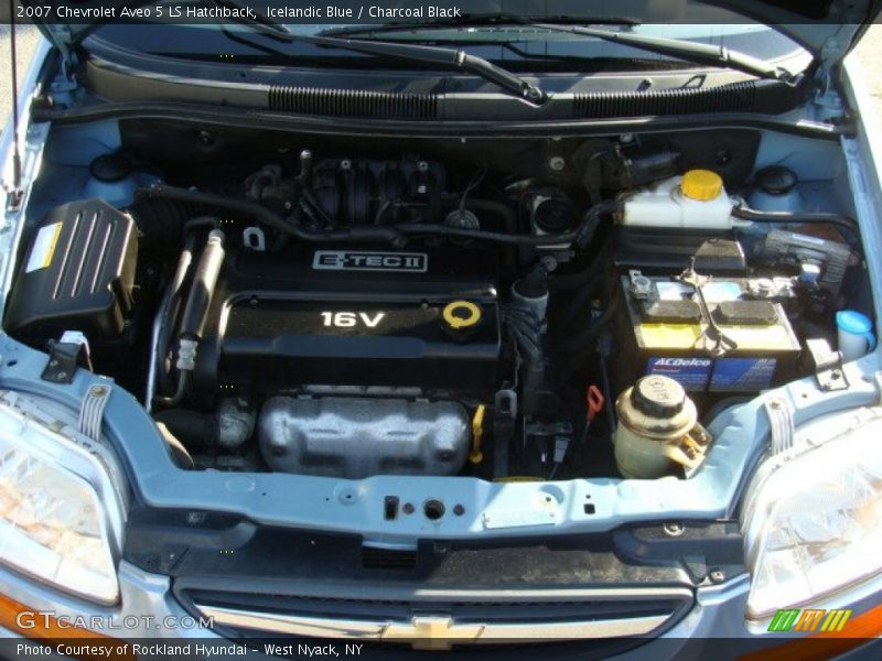 Icelandic Blue / Charcoal Black 2007 Chevrolet Aveo 5 LS Hatchback