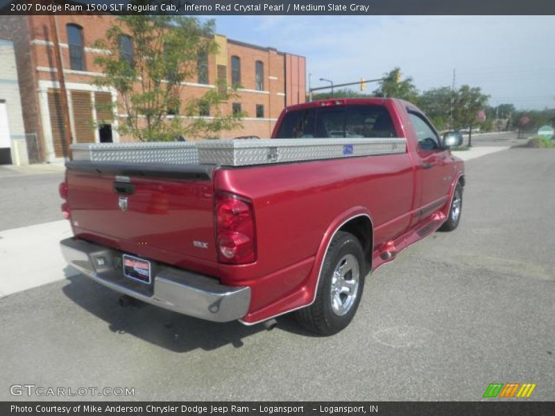 Inferno Red Crystal Pearl / Medium Slate Gray 2007 Dodge Ram 1500 SLT Regular Cab