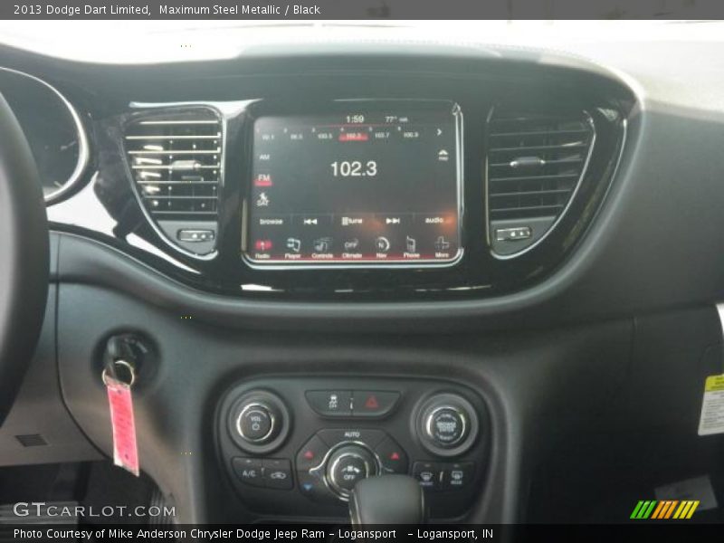 Maximum Steel Metallic / Black 2013 Dodge Dart Limited