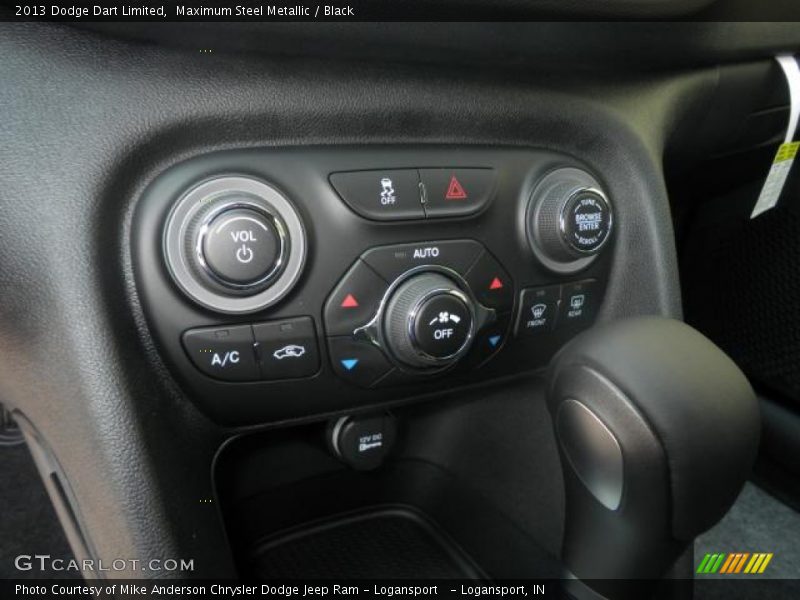 Maximum Steel Metallic / Black 2013 Dodge Dart Limited
