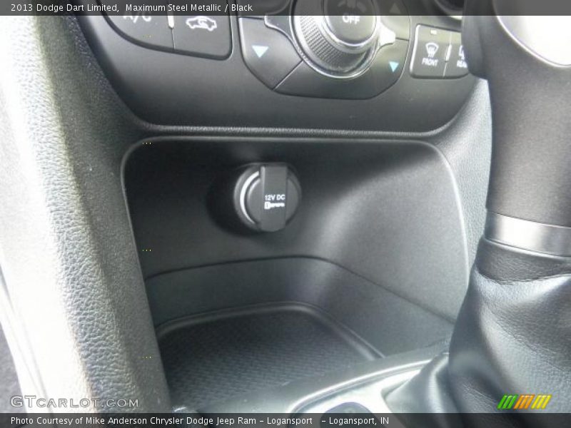 Maximum Steel Metallic / Black 2013 Dodge Dart Limited