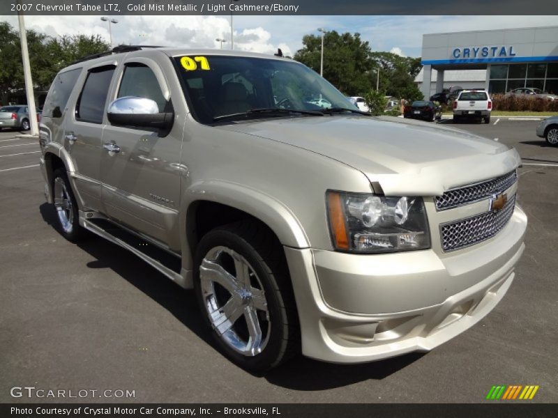 Gold Mist Metallic / Light Cashmere/Ebony 2007 Chevrolet Tahoe LTZ