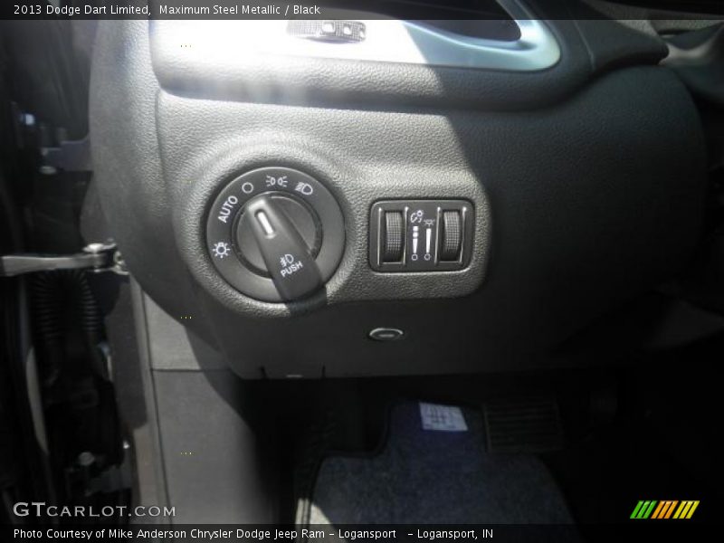 Maximum Steel Metallic / Black 2013 Dodge Dart Limited