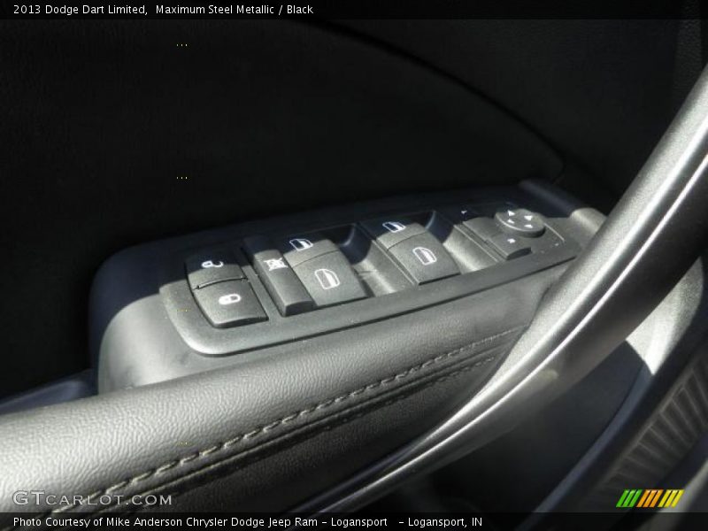 Maximum Steel Metallic / Black 2013 Dodge Dart Limited