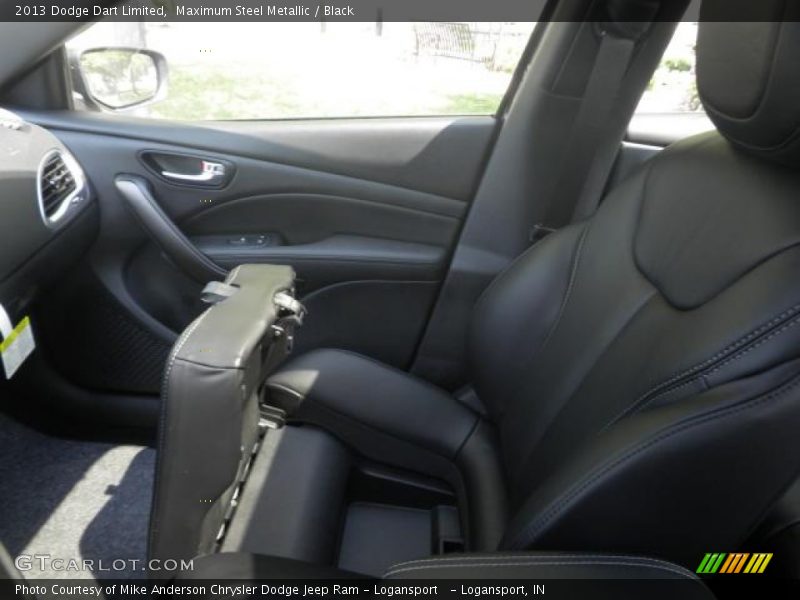 Maximum Steel Metallic / Black 2013 Dodge Dart Limited