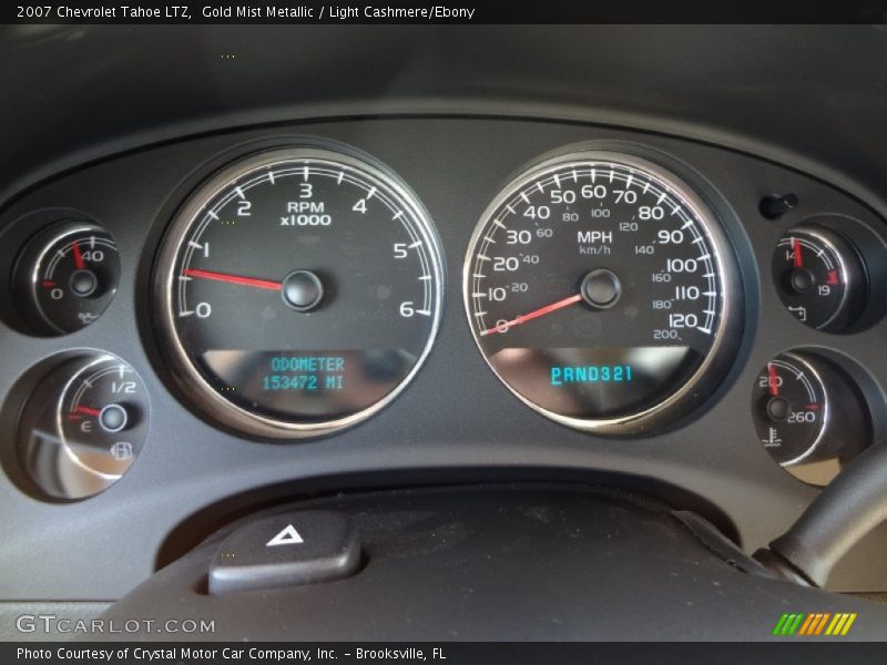 Gold Mist Metallic / Light Cashmere/Ebony 2007 Chevrolet Tahoe LTZ