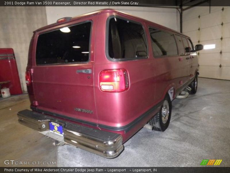 Director Red Metallic / Dark Slate Gray 2001 Dodge Ram Van 3500 Passenger