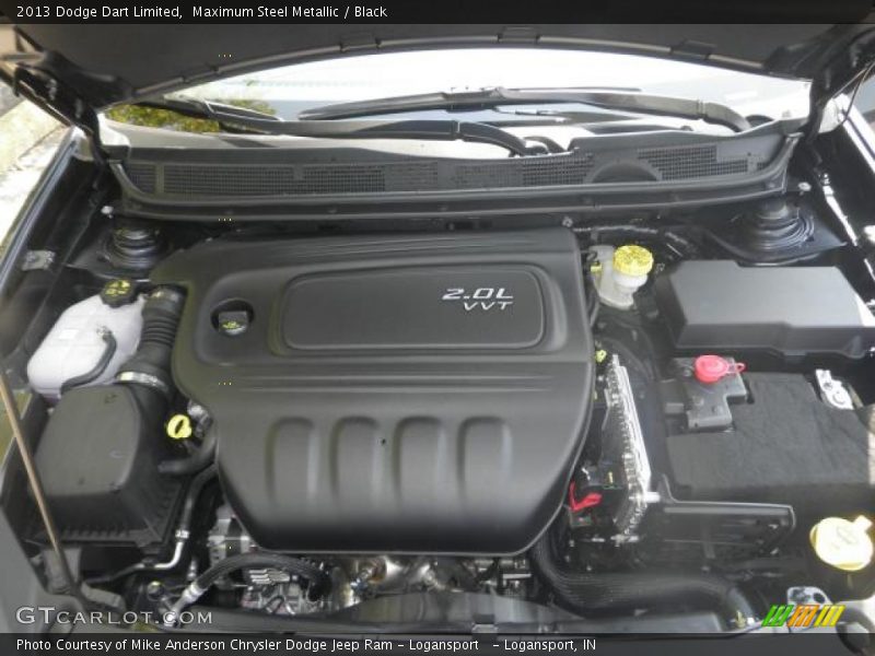 Maximum Steel Metallic / Black 2013 Dodge Dart Limited