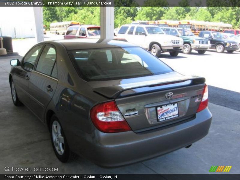 Phantom Gray Pearl / Dark Charcoal 2002 Toyota Camry SE