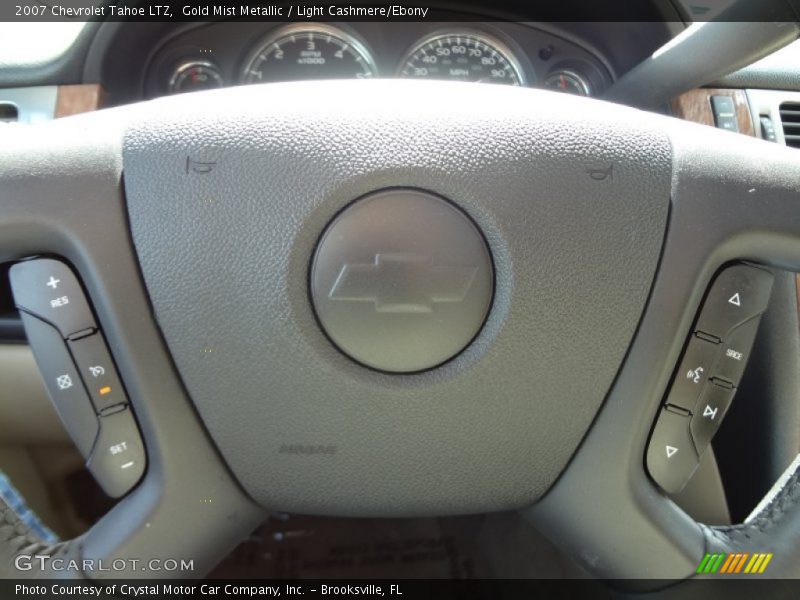 Gold Mist Metallic / Light Cashmere/Ebony 2007 Chevrolet Tahoe LTZ
