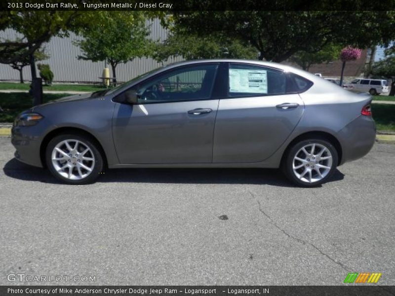 Tungsten Metallic / Diesel Gray 2013 Dodge Dart Rallye