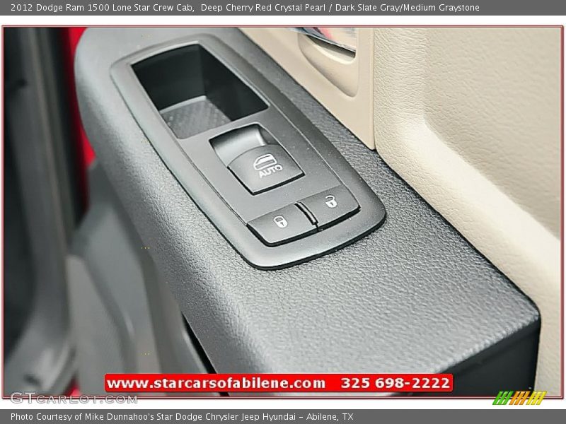 Deep Cherry Red Crystal Pearl / Dark Slate Gray/Medium Graystone 2012 Dodge Ram 1500 Lone Star Crew Cab