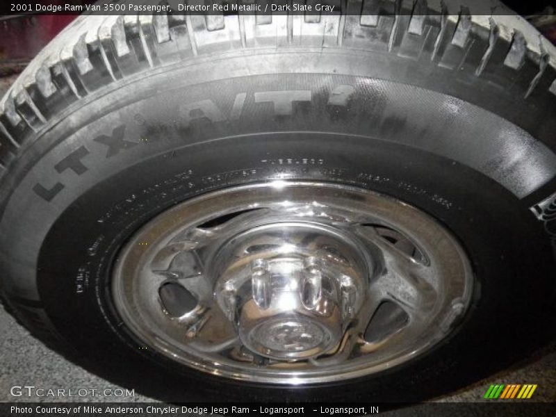Director Red Metallic / Dark Slate Gray 2001 Dodge Ram Van 3500 Passenger