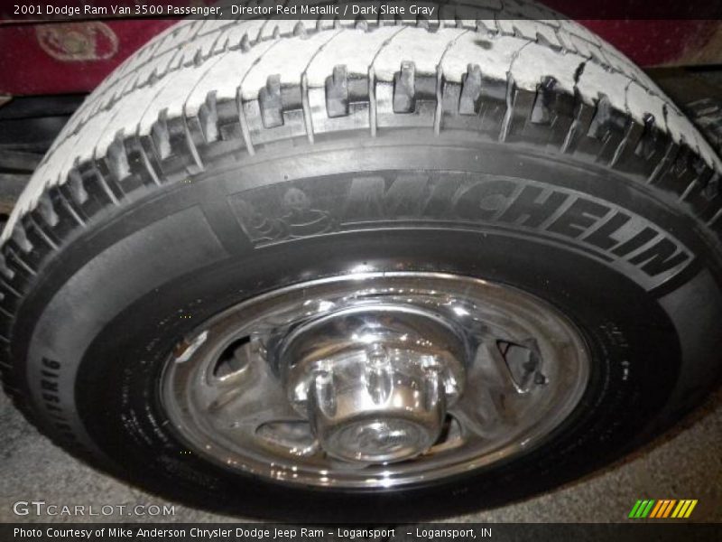 Director Red Metallic / Dark Slate Gray 2001 Dodge Ram Van 3500 Passenger