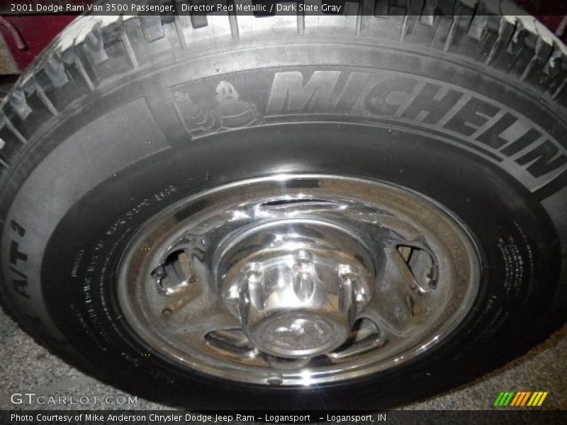 Director Red Metallic / Dark Slate Gray 2001 Dodge Ram Van 3500 Passenger
