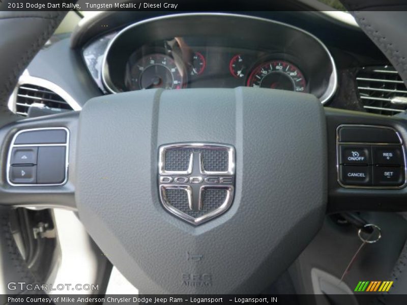 Tungsten Metallic / Diesel Gray 2013 Dodge Dart Rallye
