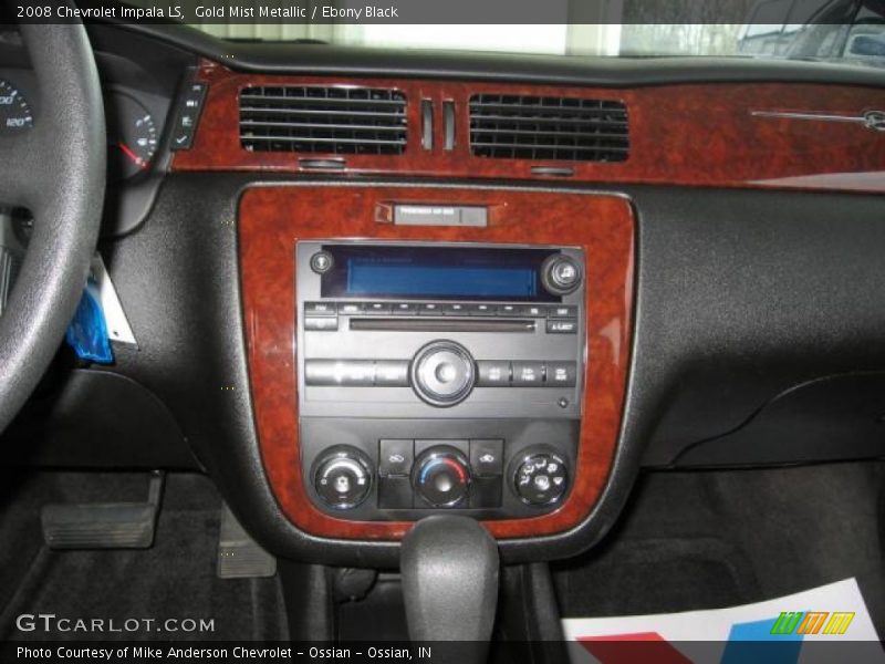 Gold Mist Metallic / Ebony Black 2008 Chevrolet Impala LS