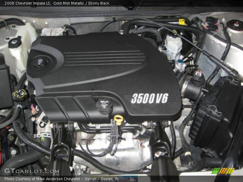 Gold Mist Metallic / Ebony Black 2008 Chevrolet Impala LS