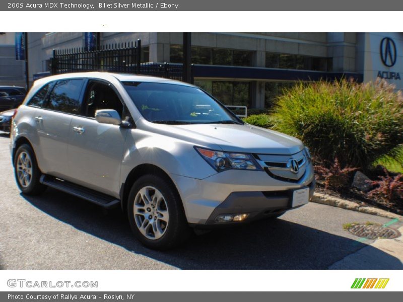 Billet Silver Metallic / Ebony 2009 Acura MDX Technology