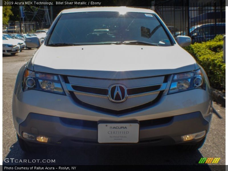 Billet Silver Metallic / Ebony 2009 Acura MDX Technology