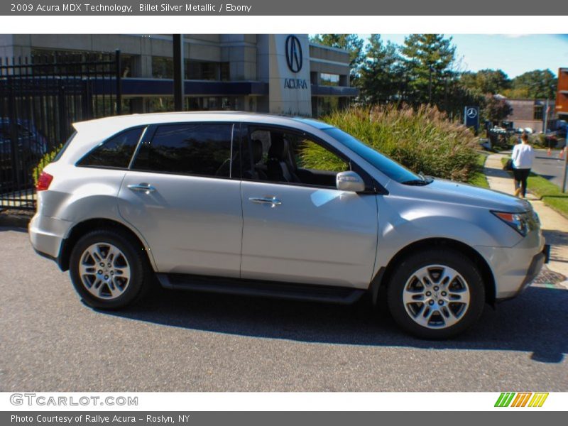 Billet Silver Metallic / Ebony 2009 Acura MDX Technology