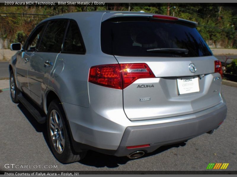 Billet Silver Metallic / Ebony 2009 Acura MDX Technology