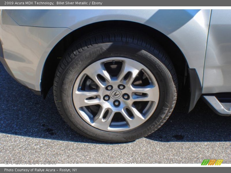 Billet Silver Metallic / Ebony 2009 Acura MDX Technology