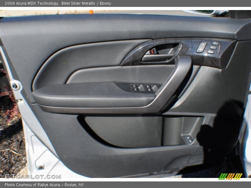 Billet Silver Metallic / Ebony 2009 Acura MDX Technology