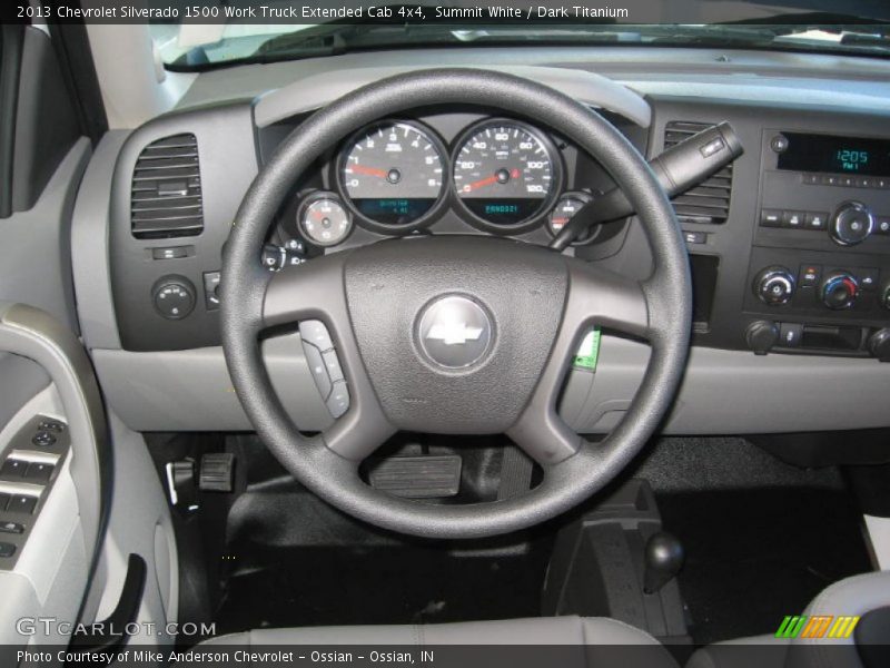  2013 Silverado 1500 Work Truck Extended Cab 4x4 Steering Wheel