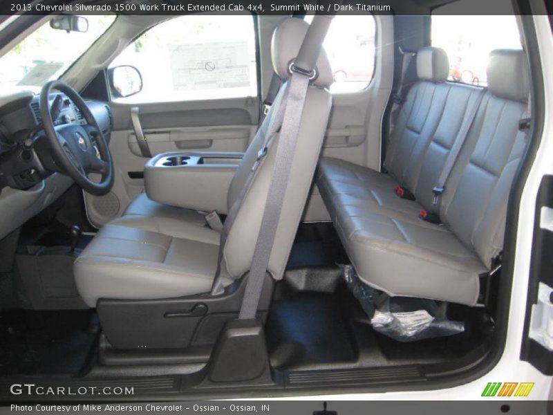  2013 Silverado 1500 Work Truck Extended Cab 4x4 Dark Titanium Interior