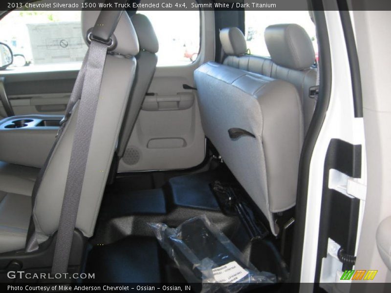 Summit White / Dark Titanium 2013 Chevrolet Silverado 1500 Work Truck Extended Cab 4x4