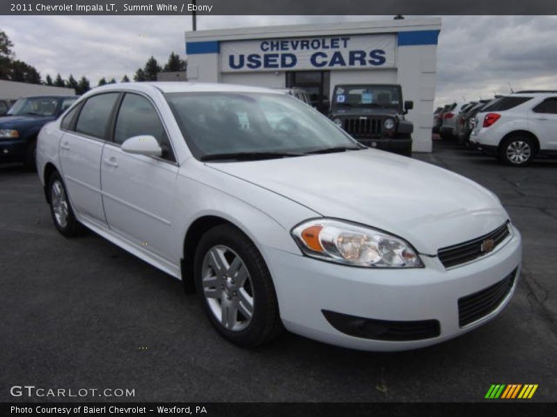 Summit White / Ebony 2011 Chevrolet Impala LT