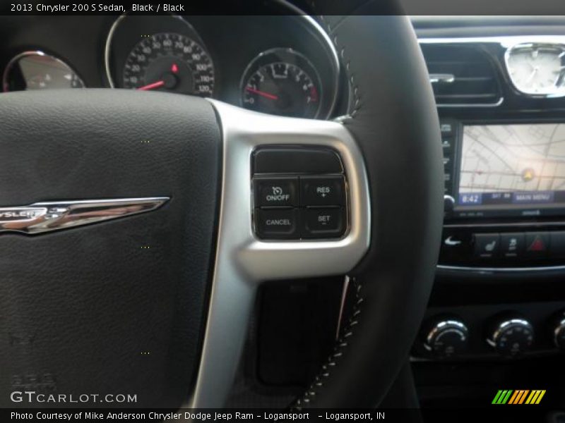 Black / Black 2013 Chrysler 200 S Sedan