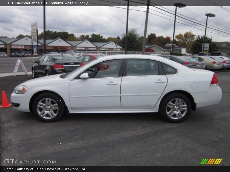 Summit White / Ebony 2011 Chevrolet Impala LT