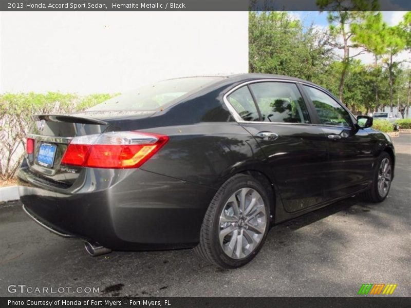 Hematite Metallic / Black 2013 Honda Accord Sport Sedan