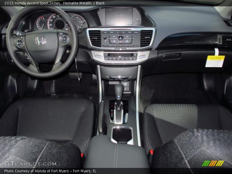 Hematite Metallic / Black 2013 Honda Accord Sport Sedan