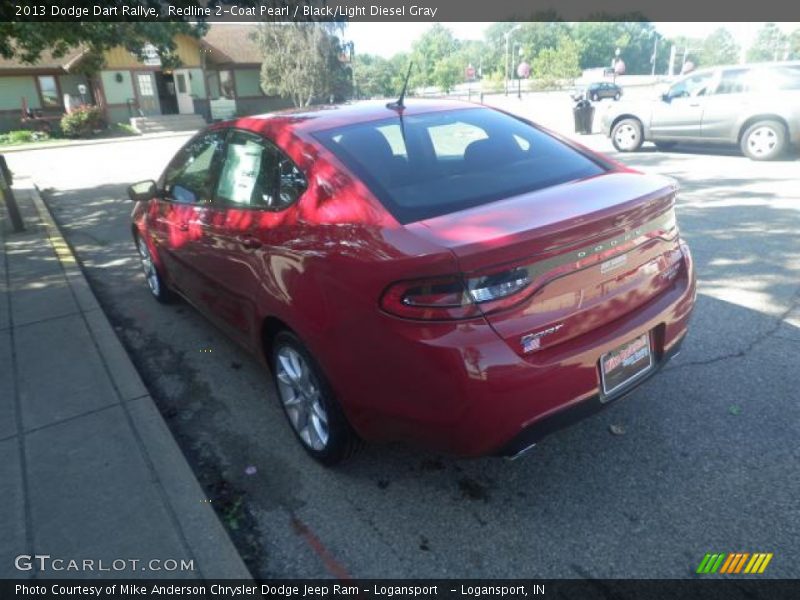 Redline 2-Coat Pearl / Black/Light Diesel Gray 2013 Dodge Dart Rallye