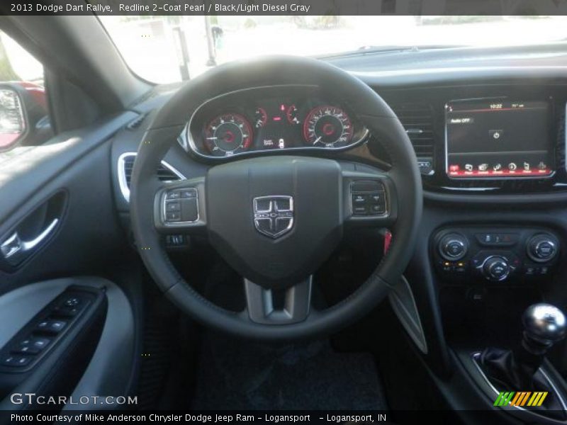 Redline 2-Coat Pearl / Black/Light Diesel Gray 2013 Dodge Dart Rallye