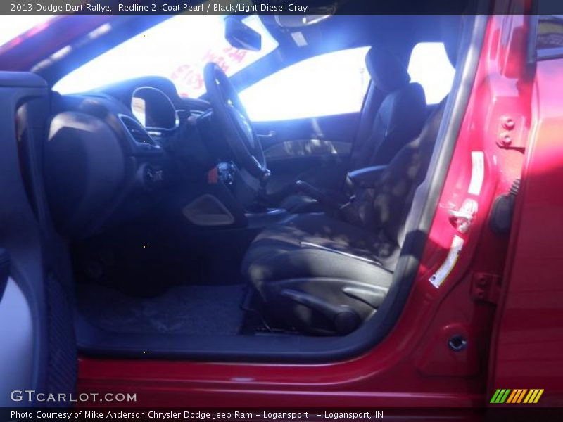 Redline 2-Coat Pearl / Black/Light Diesel Gray 2013 Dodge Dart Rallye