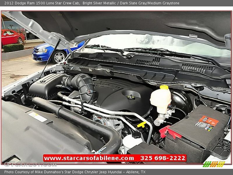 Bright Silver Metallic / Dark Slate Gray/Medium Graystone 2012 Dodge Ram 1500 Lone Star Crew Cab
