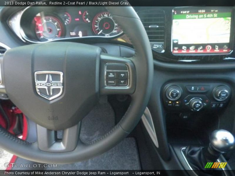Redline 2-Coat Pearl / Black/Light Diesel Gray 2013 Dodge Dart Rallye